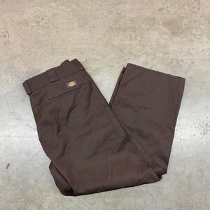 Brown Dickies 874 straight leg trousers 34 x 27